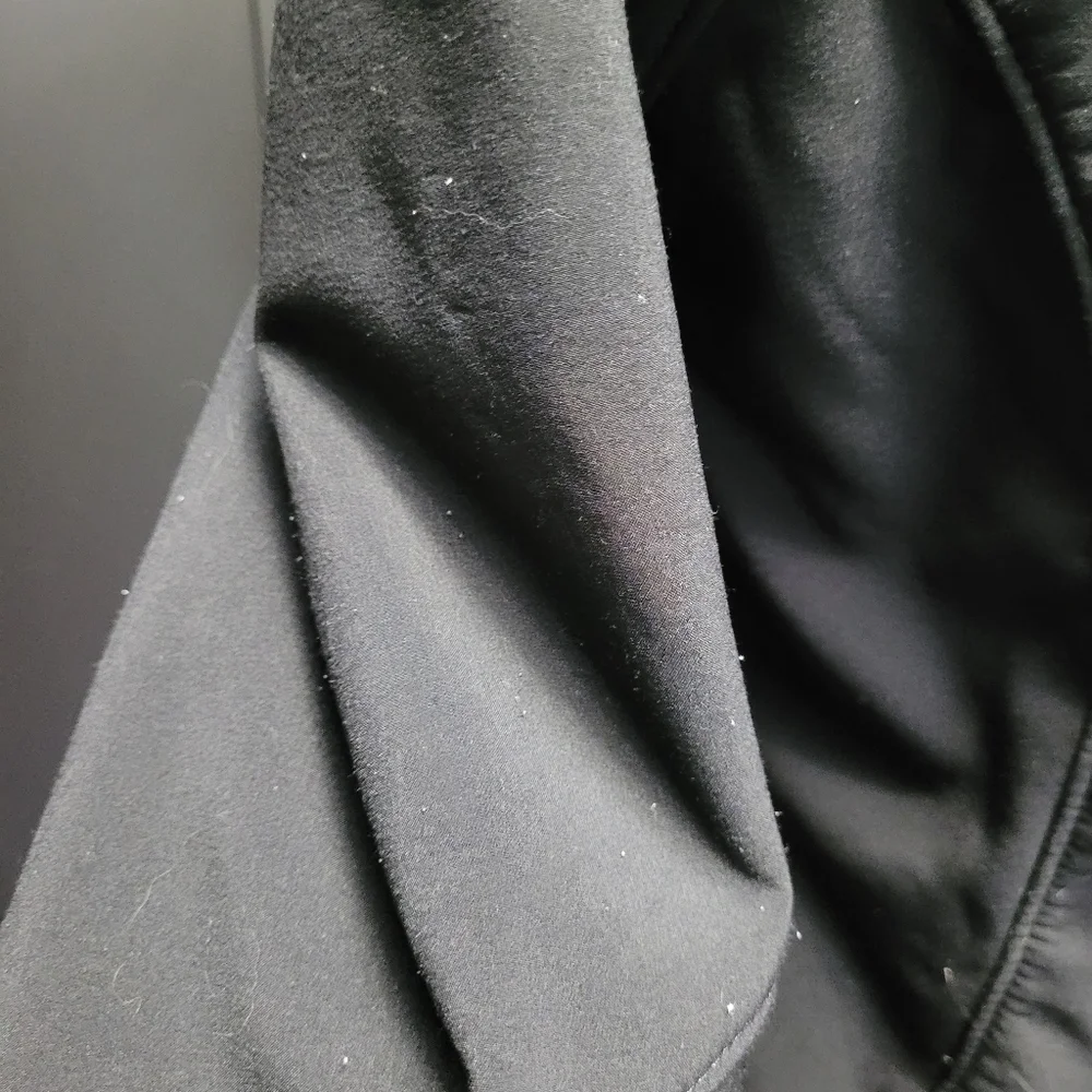 The North Face black zip up jacket